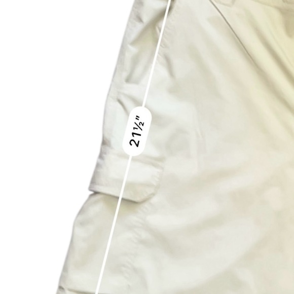 Columbia casual tan cargo shorts Men 40w 10 L pockets zipper button closure - Picture 7 of 14